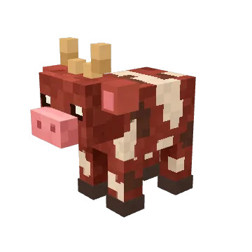 Rust, a basic voxel cow from Moonch.io