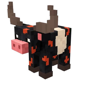 Volcanic Bison, a rare voxel cow from Moonch.io