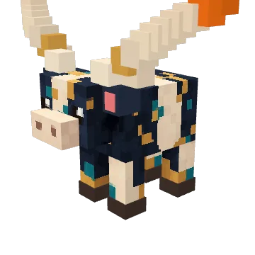 Pearl Lyre, a rare voxel cow from Moonch.io