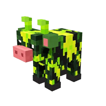 Toxic Slime, a legend voxel cow from Moonch.io